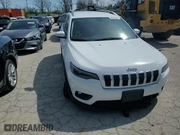 2019 Jeep Cherokee Latitude with VIN 1C4PJLCB8KD266968, listed as a Copart auction lot 48789524 with 85,341 mi miles and Salvage Title. Bid and sale history available at DreamBid. Image 12.
