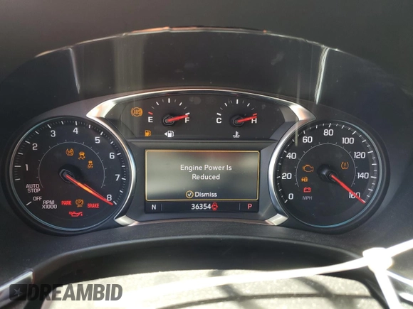 2023 Chevrolet Equinox LT z VIN 3GNAXKEG6PL273532, wystawiony jako Copart lot #57557705 z przebiegiem 36 354 mil mil oraz Szkoda całkowita • Salvage title. Historia ofert i sprzedaży dostępna na DreamBid. Obrazek 9.
