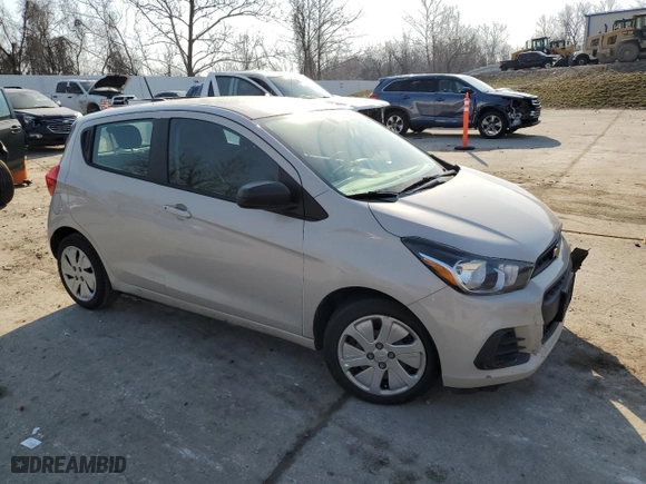 2017 Chevrolet Spark LS with VIN KL8CB6SA4HC756398, listed as a Copart auction lot 48998625 with 84,762 mi miles and Salvage Title. Bid and sale history available at carsss.com. Image 4.