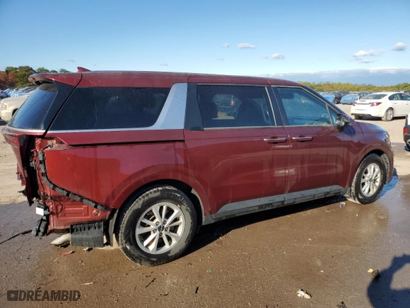 2022 Kia Carnival LXS with VIN KNDNB4H36N6133100, listed as a Copart auction lot 75244954 with 61,678 mi miles and Salvage Title. Bid and sale history available at carsss.com. Image 3.