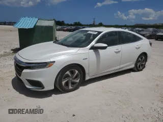2019 Honda Insight EX z VIN 19XZE4F50KE006314, wystawiony jako Copart lot #57074495 z przebiegiem 68 575 mil mil oraz Szkoda całkowita • Salvage title. Historia ofert i sprzedaży dostępna na DreamBid. Obrazek 1.