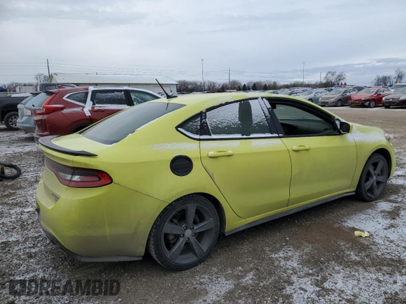2013 Dodge Dart SXT with VIN 1C3CDFBH7DD231701, listed as a Copart auction lot 89143015 with 0 mi miles and Salvage Title. Bid and sale history available at carsss.com. Image 3.