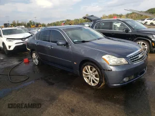 2008 Infiniti M with VIN JNKAY01F18M656632, listed as a Copart auction lot 74304364 with 233,338 mi miles and Salvage Title. Bid and sale history available at DreamBid. Image 4.