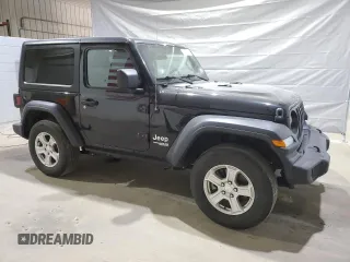 2020 Jeep Wrangler Sport S с VIN 1C4GJXAN0LW208914, выставлен на аукционе Copart как лот 54776855 с пробегом 75 200 миль миль и Списание • Salvage title. История ставок и продаж доступна на DreamBid. Изображение 4.