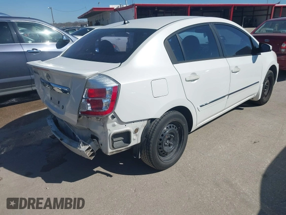 2012 Nissan Sentra SR with VIN 3N1AB6AP7CL614759, listed as a IAAI auction lot 41665437 with 154,958 mi miles and . Bid and sale history available at DreamBid. Image 4.