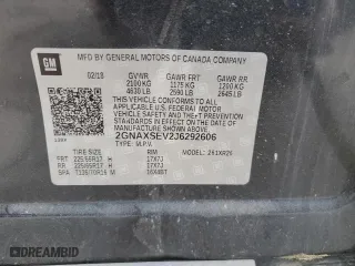 2018 Chevrolet Equinox LT with VIN 2GNAXSEV2J6292606, listed as a Copart auction lot 83687954 with 115,737 mi miles and Non Repairable. Bid and sale history available at carsss.com. Image 13.