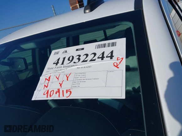 2017 Chevrolet Silverado 1500 LTZ with VIN 1GCVKSEC3HZ178961, listed as a IAAI auction lot 41932244 with 90,915 mi miles and . Bid and sale history available at DreamBid. Image 17.