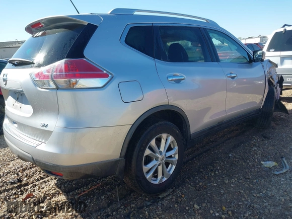 2016 Nissan Rogue SV with VIN KNMAT2MT6GP714311, listed as a IAAI auction lot 41802626 with 86,660 mi miles. Bid and sale history available at carsss.com. Image 4.