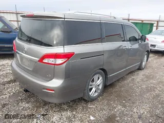 2012 Nissan Quest SL with VIN JN8AE2KP5C9045466, listed as a IAAI auction lot 41740388 with 157,223 mi miles. Bid and sale history available at carsss.com. Image 4.