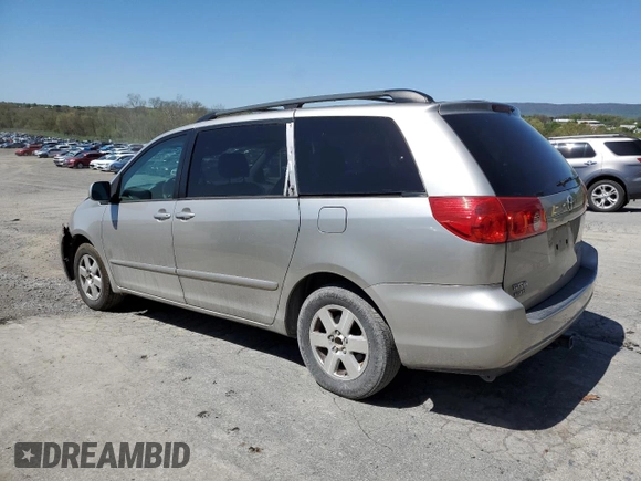 2008 Toyota Sienna XLE with VIN 5TDZK22C98S156597, listed as a Copart auction lot 54557475 with 172,418 mi miles and Salvage Title. Bid and sale history available at DreamBid. Image 2.