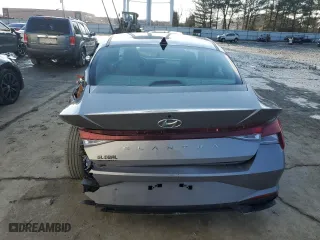 2023 Hyundai Elantra SE with VIN KMHLL4AG9PU479525, listed as a Copart auction lot 43404665 with 21,502 mi miles and Salvage Title. Bid and sale history available at carsss.com. Image 6.