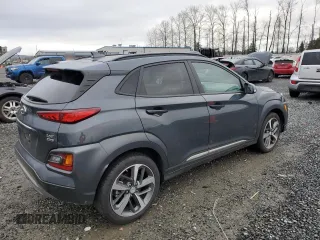 2019 Hyundai Kona Ultimate with VIN KM8K5CA56KU373671, listed as a Copart auction lot 85727634 with 17,727 mi miles and Salvage Title. Bid and sale history available at carsss.com. Image 3.