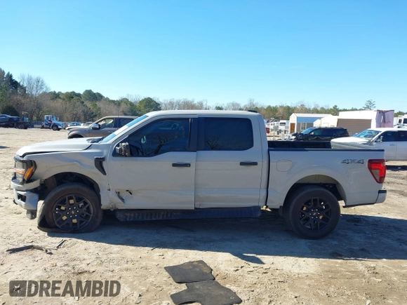 2024 Ford F-150 STX with VIN 1FTFW2L51RKD62920, listed as a IAAI auction lot 41362255 with 12,937 mi miles and . Bid and sale history available at carsss.com. Image 14.