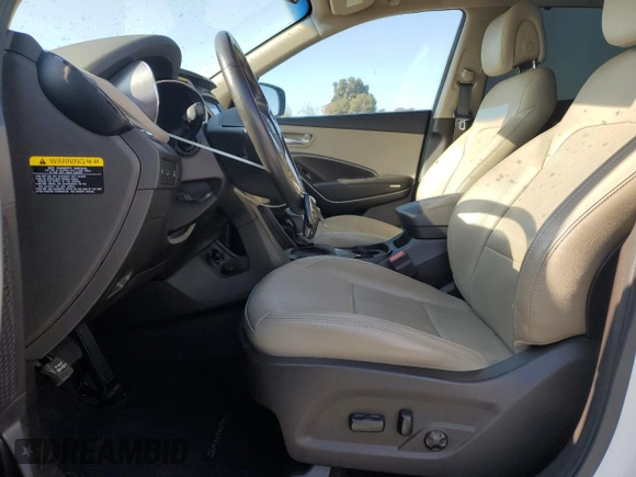 2017 Hyundai Santa Fe Ultimate with VIN 5XYZWDLAXHG433767, listed as a Copart auction lot 59789625 with 110,666 mi miles and Clean title. Bid and sale history available at DreamBid. Image 7.