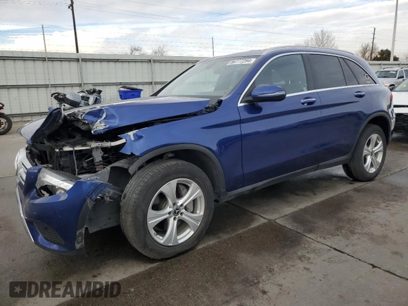 2018 Mercedes-Benz GLC with VIN WDC0G4KB8JV065338, listed as a Copart auction lot 86777294 with 67,014 mi miles and Salvage Title. Bid and sale history available at carsss.com. Image 1.