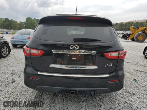 2013 Infiniti JX35 with VIN 5N1AL0MM3DC348710, listed as a Copart auction lot 51893205 with 161,003 mi miles and Clean Title. Bid and sale history available at carsss.com. Image 6.