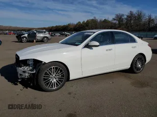2023 Mercedes-Benz C 300 with VIN W1KAF4HB6PR082490, listed as a Copart auction lot 42681225 with 11,890 mi miles and Salvage Title. Bid and sale history available at carsss.com. Image 1.