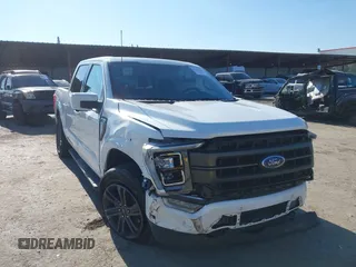 2022 Ford F-150 XL with VIN 1FTFW1E83NFA92867, listed as a IAAI auction lot 41349588 with 150,274 mi miles. Bid and sale history available at carsss.com. Image 6.