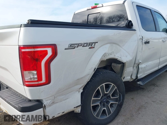 2016 Ford F-150 XLT with VIN 1FTEW1EP4GFC58013, listed as a IAAI auction lot 41805781 with 164,385 mi miles. Bid and sale history available at carsss.com. Image 6.