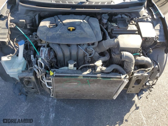 2013 Hyundai Elantra GLS PZEV with VIN 5NPDH4AE3DH159292, listed as a Copart auction lot 43340365 with 107,673 mi miles and Salvage Title. Bid and sale history available at carsss.com. Image 11.