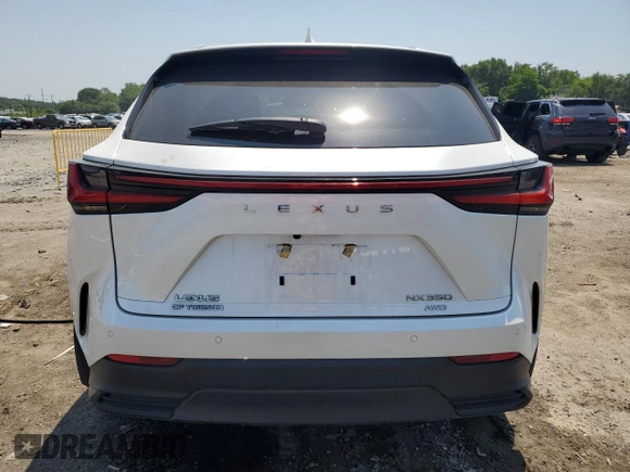 2024 Lexus NX 350 Premium with VIN 2T2GGCEZ0RC056702, listed as a Copart auction lot 62602755 with 13,317 mi miles and Salvage title. Bid and sale history available at DreamBid. Image 6.