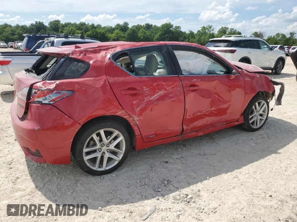 2015 Lexus CT 200h with VIN JTHKD5BH5F2236653, listed as a Copart auction lot 62430355 with 127,865 mi miles and Clean title. Bid and sale history available at DreamBid. Image 3.