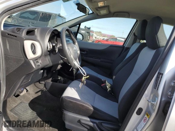 2014 Toyota Yaris L with VIN JTDKTUD35ED575352, listed as a Copart auction lot 47495895 with 92,410 mi miles and Salvage Title. Bid and sale history available at carsss.com. Image 7.