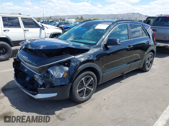 2023 Kia Niro EX with VIN KNDCR3LE1P5100018, listed as a IAAI auction lot 42033942 with 25,188 mi miles. Bid and sale history available at carsss.com. Image 17.