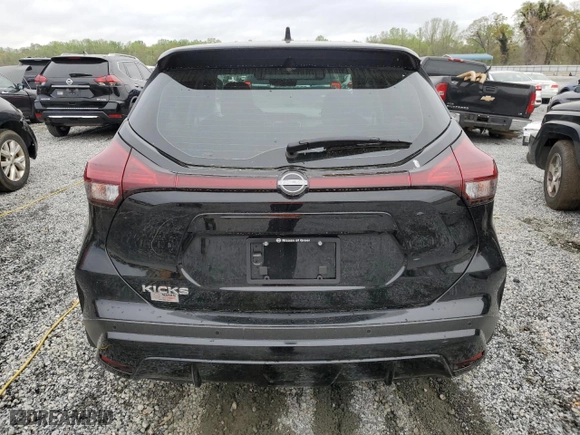 2023 Nissan Kicks S with VIN 3N1CP5BV3PL531191, listed as a Copart auction lot 51601315 with 34,478 mi miles and Salvage Title. Bid and sale history available at carsss.com. Image 6.