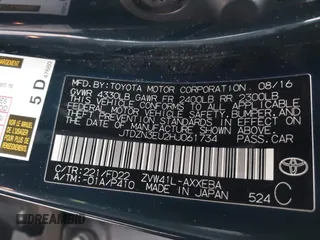 2017 Toyota Prius v Two with VIN JTDZN3EU2HJ061734, listed as a IAAI auction lot 41517072 with 99,294 mi miles. Bid and sale history available at carsss.com. Image 9.