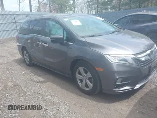 2020 Honda Odyssey EX-L with VIN 5FNRL6H76LB041936, listed as a IAAI auction lot 42096470 with 45,804 mi miles. Bid and sale history available at carsss.com. Image 1.