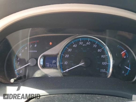 2011 Toyota Sienna XLE AAS with VIN 5TDYK3DC2BS011343, listed as a Copart auction lot 61223675 with 187,206 mi miles and Salvage title. Bid and sale history available at DreamBid. Image 9.