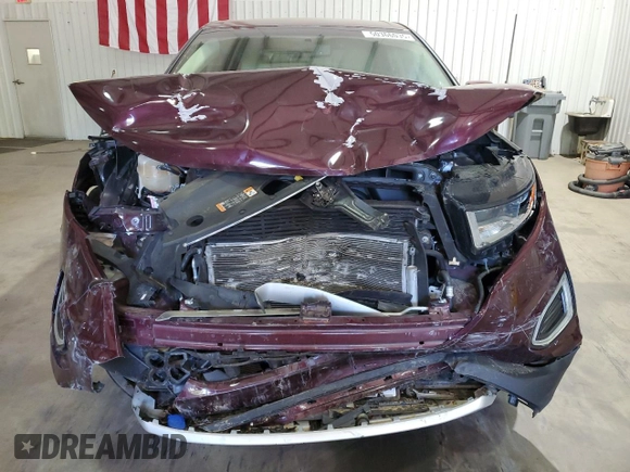 2017 Ford Edge SEL with VIN 2FMPK3J88HBB10590, listed as a Copart auction lot 50366035 with 0 mi miles and Salvage Title. Bid and sale history available at carsss.com. Image 5.