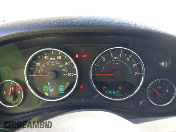 2011 Jeep Wrangler Sahara with VIN 1J4AA5D18BL639594, listed as a IAAI auction lot 41612096 with 138,624 mi miles and . Bid and sale history available at DreamBid. Image 7.