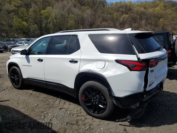 2024 Chevrolet Traverse with VIN 1GNETZKW0RJ136100, listed as a Copart auction lot 62983265 with 13,934 mi miles and Non repairable. Bid and sale history available at DreamBid. Image 2.