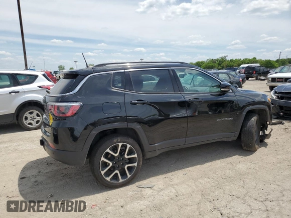 2018 Jeep Compass Limited z VIN 3C4NJDCB5JT246036, wystawiony jako Copart lot #55649324 z przebiegiem Nie podano mil oraz Nie do naprawy • Non repairable. Historia ofert i sprzedaży dostępna na DreamBid. Obrazek 3.