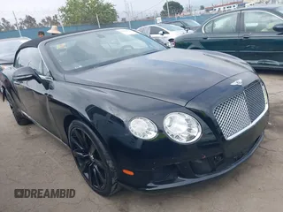 2013 Bentley Continental GT with VIN SCBGR3ZAXDC080271, listed as a IAAI auction lot 39498924 with 39,873 mi miles and . Bid and sale history available at DreamBid. Image 1.