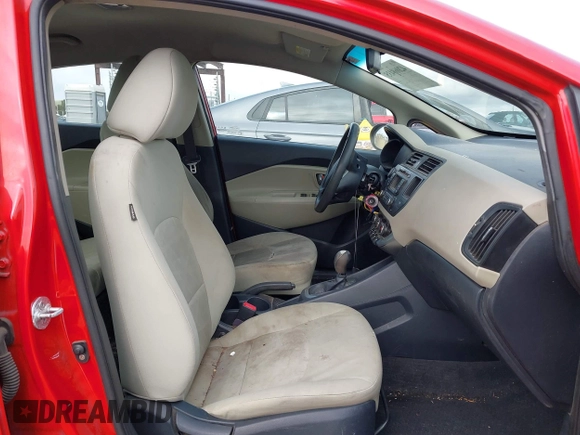 2013 Kia Rio LX with VIN KNADM4A38D6110543, listed as a IAAI auction lot 42068435 with 163,523 mi miles. Bid and sale history available at carsss.com. Image 5.
