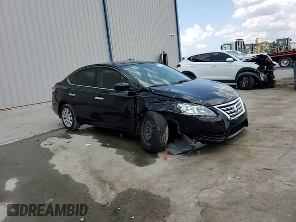 2015 Nissan Sentra S with VIN 3N1AB7AP0FY303851, listed as a Copart auction lot 54795265 with 123,385 mi miles and Salvage Title. Bid and sale history available at carsss.com. Image 13.