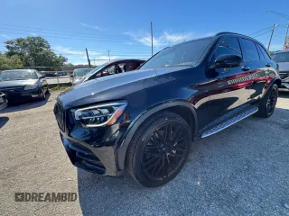 2020 Mercedes-Benz GLC with VIN W1N0G6EB8LF760129, listed as a Copart auction lot 53760095 with 55,056 mi miles and Clean Title. Bid and sale history available at carsss.com. Image 2.