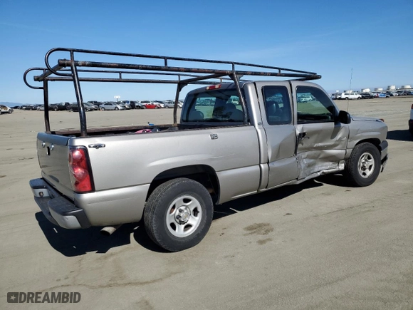 2003 Chevrolet Silverado 1500 Work Truck with VIN 2GCEC19X331250599, listed as a Copart auction lot 46115625 with 196,866 mi miles and Salvage Title. Bid and sale history available at carsss.com. Image 3.