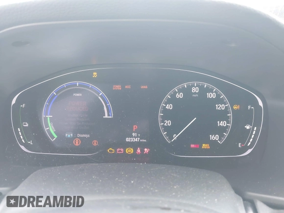 2020 Honda Accord EX-L with VIN 1HGCV3F5XLA006357, listed as a IAAI auction lot 42209588 with 23,347 mi miles and . Bid and sale history available at DreamBid. Image 7.