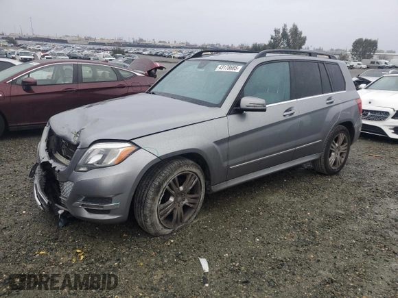 2013 Mercedes-Benz GLK 250 with VIN WDCGG0EB4DG150916, listed as a Copart auction lot 43178685 with 188,000 mi miles and Salvage Title. Bid and sale history available at DreamBid. Image 1.