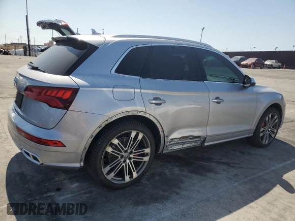 2018 Audi SQ5 Premium Plus с VIN WA1A4AFY2J2070806, выставлен на аукционе Copart как лот 57590675 с пробегом 62 087 миль миль и Списание • Salvage title. История ставок и продаж доступна на DreamBid. Изображение 3.