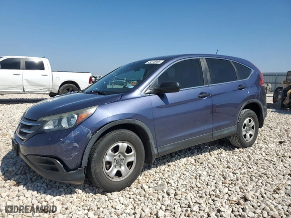 2013 Honda CR-V LX with VIN 3CZRM3H3XDG710465, listed as a Copart auction lot 49275965 with 121,883 mi miles and Salvage Title. Bid and sale history available at carsss.com. Image 1.