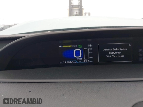 2022 Toyota Prius L Eco with VIN JTDKAMFU9N3186859, listed as a IAAI auction lot 41486941 with 122,665 mi miles and . Bid and sale history available at DreamBid. Image 15.
