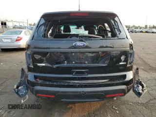 2014 Ford Utility Police Interceptor with VIN 1FM5K8AR3EGC27060, listed as a Copart auction lot 64176954 with 0 mi miles and Clean Title. Bid and sale history available at carsss.com. Image 6.