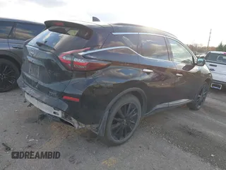 2023 Nissan Murano SV with VIN 5N1AZ2BS6PC142622, listed as a IAAI auction lot 40769002 with 24,053 mi miles and . Bid and sale history available at DreamBid. Image 4.