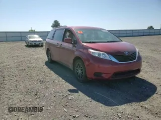 2014 Toyota Sienna LE with VIN 5TDJK3DC5ES093932, listed as a Copart auction lot 63611985 with 142,044 mi miles and Salvage title. Bid and sale history available at DreamBid. Image 14.