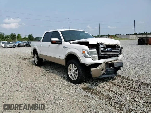 2013 Ford F-150 XL with VIN 1FTFW1ET1DKF45748, listed as a Copart auction lot 58927545 with 236,062 mi miles and Salvage title. Bid and sale history available at DreamBid. Image 14.